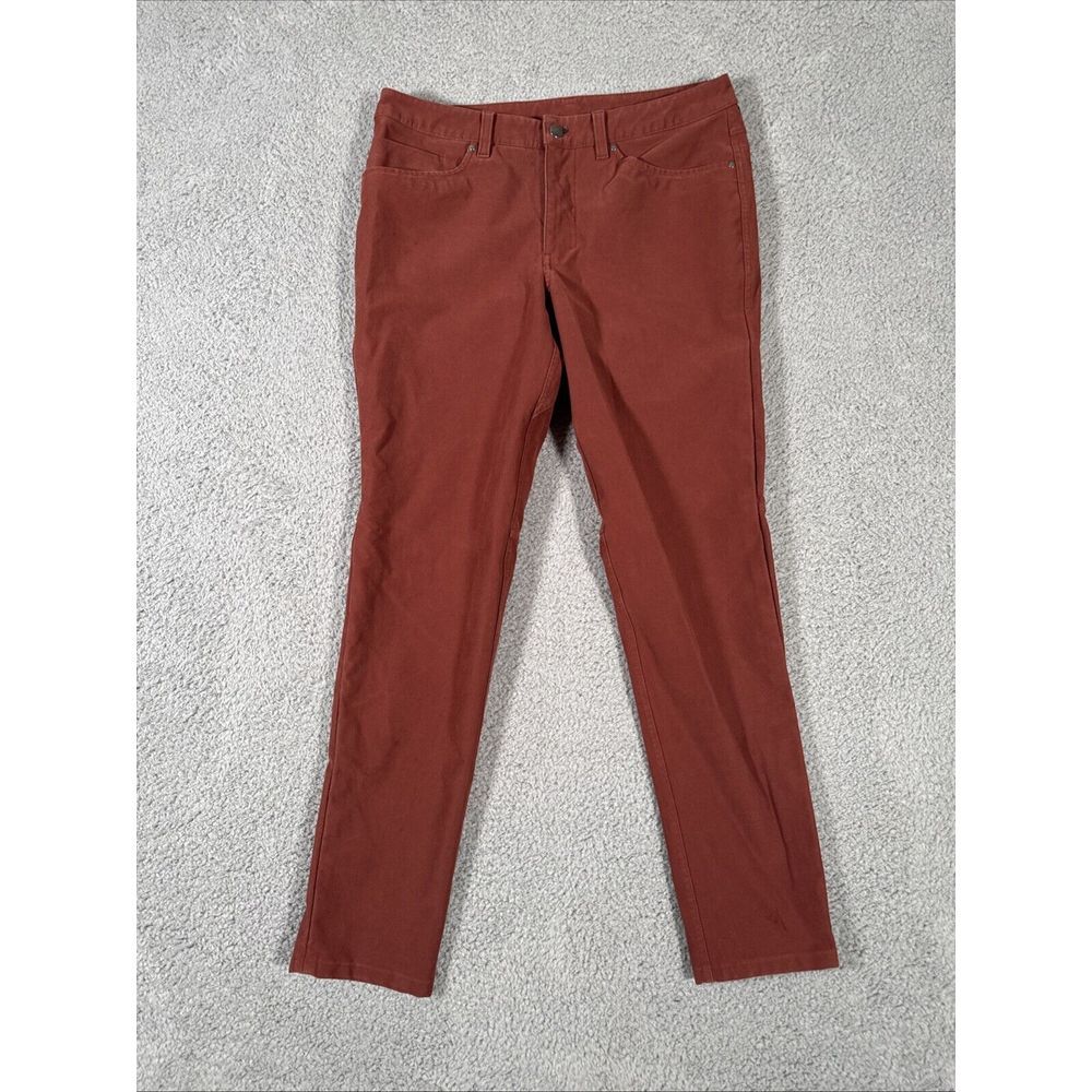 Lululemon ABC Pant Mens 32‎ Slim Utilitech Copper Brown Abrasion Resistant